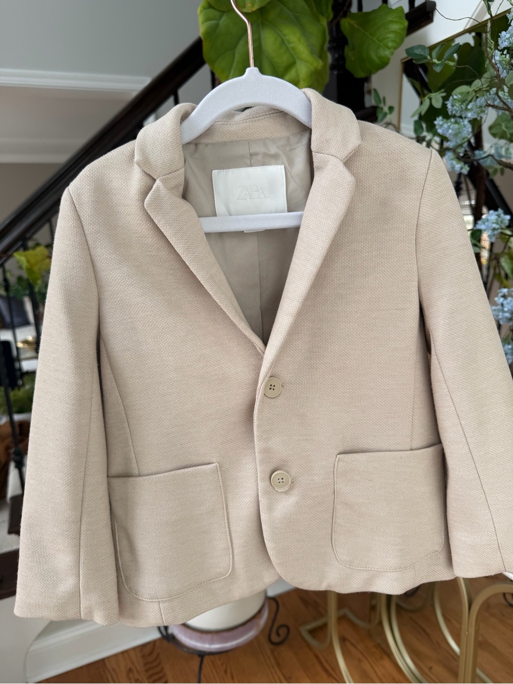 Zara Cream Blazer Jacket -